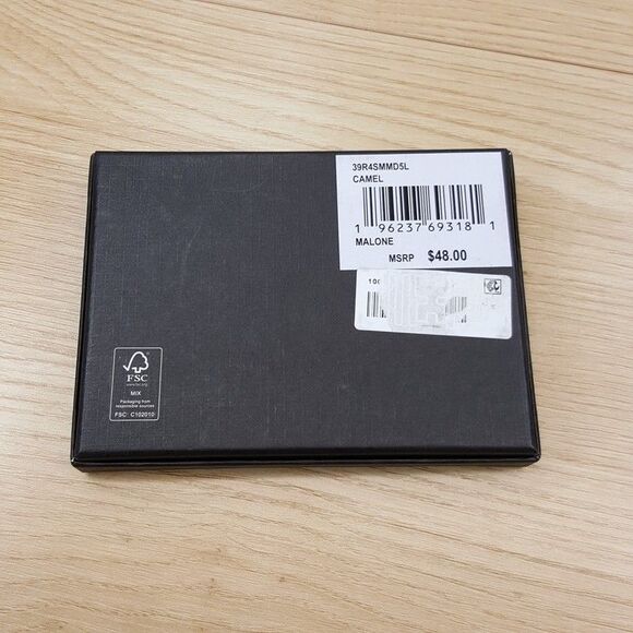 MICHAEL KORS Credit Card Case Holder Tan Pebbled Leather Wallet Logo $48 - Picture 4 of 5